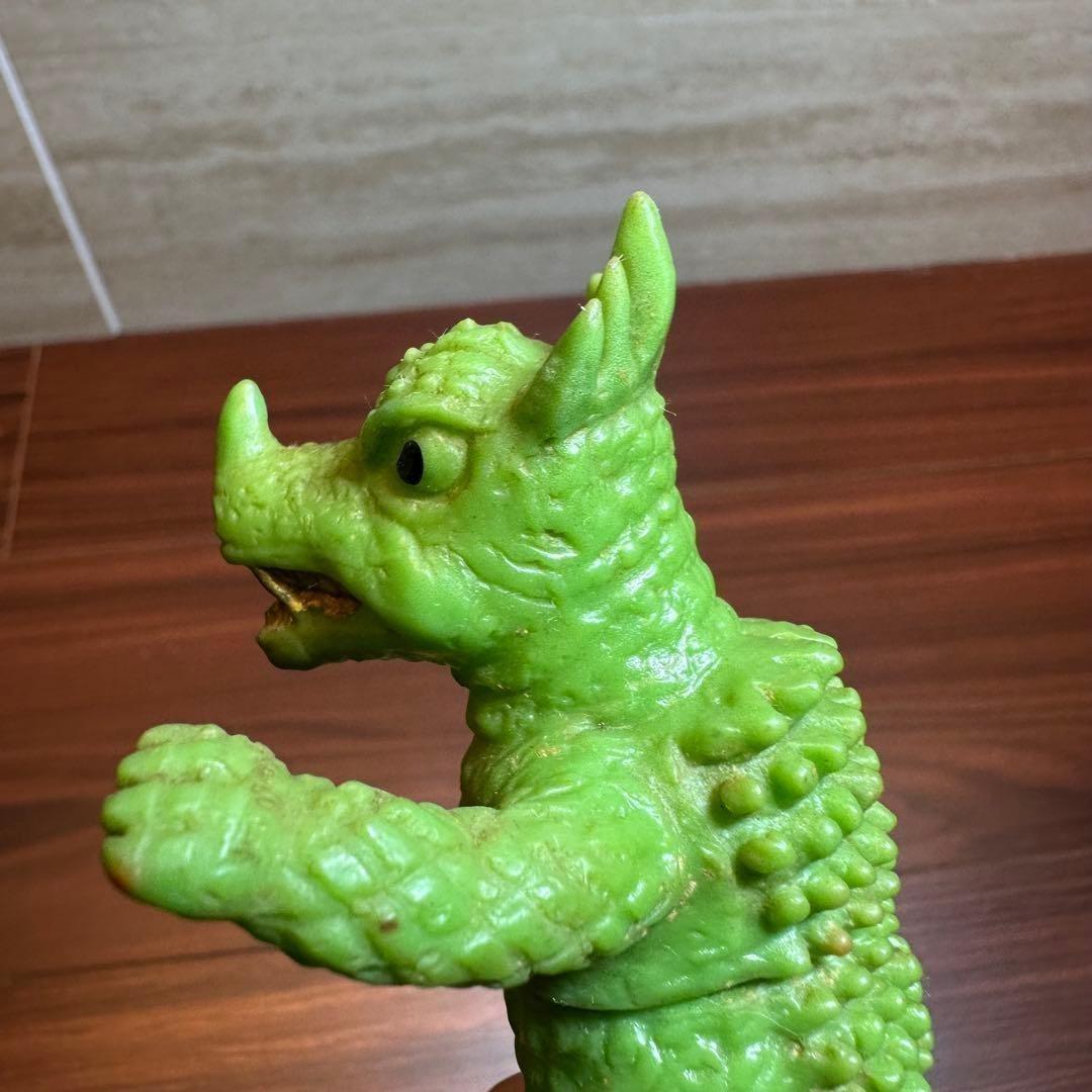 ブルマァク アンギラス ソフビ 当時物 珍色 4104