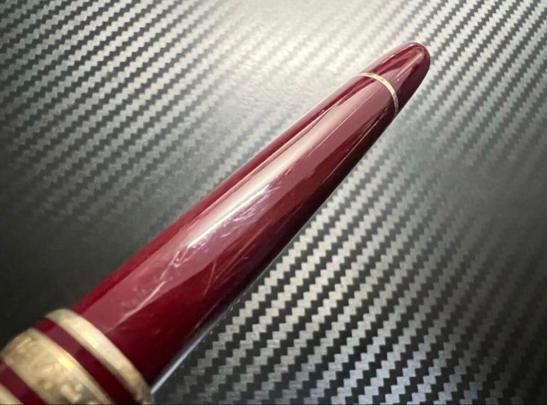 モンブラン マイスターシュテュック 144 万年筆 M 中字 ボルドー 中白