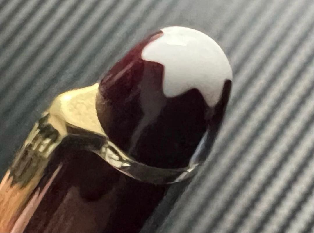 モンブラン マイスターシュテュック 144 万年筆 M 中字 ボルドー 中白