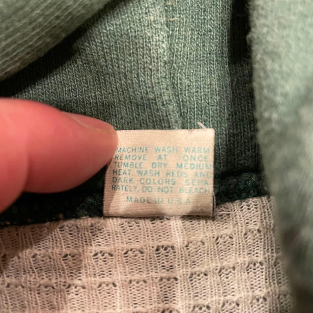 貴重　spruce フェード　グリーン　ジップパーカーXL