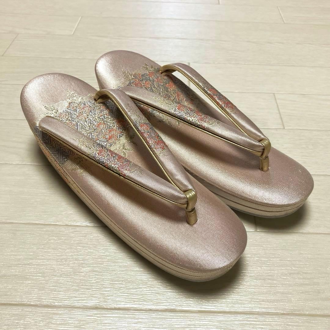 《未使用》伊と忠　草履バッグセット　帯地