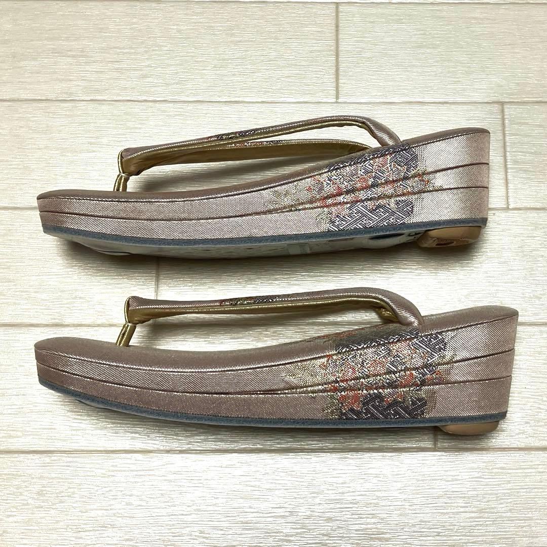 《未使用》伊と忠　草履バッグセット　帯地