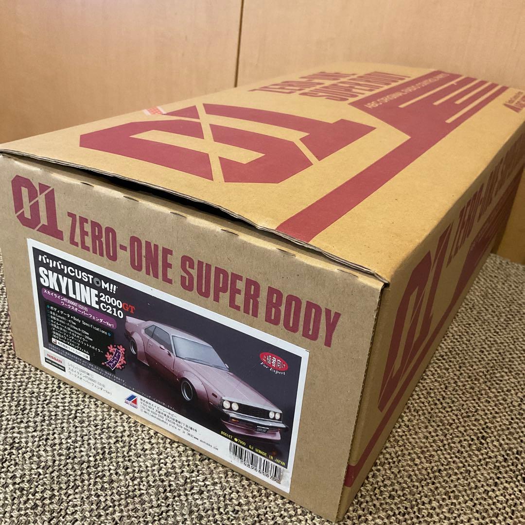 新品　ABCホビー ゼロワン 日産 スカイライン ジャパン 族車 ラジコンボディ