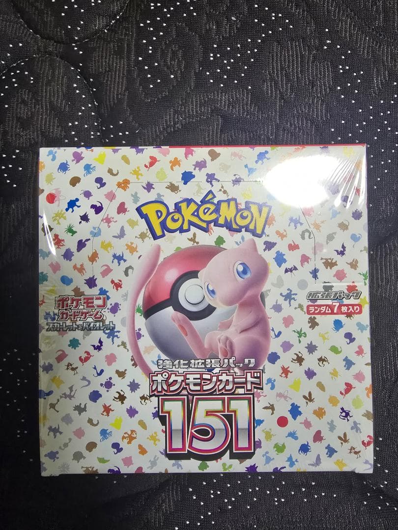新品未開封シュリンク付き ポケモンカード 151 1BOX