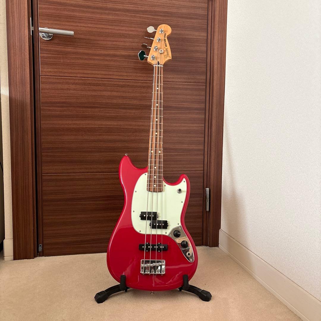 【廃版❣️貴重】Fender Mustang Bass PJ TorinoRed