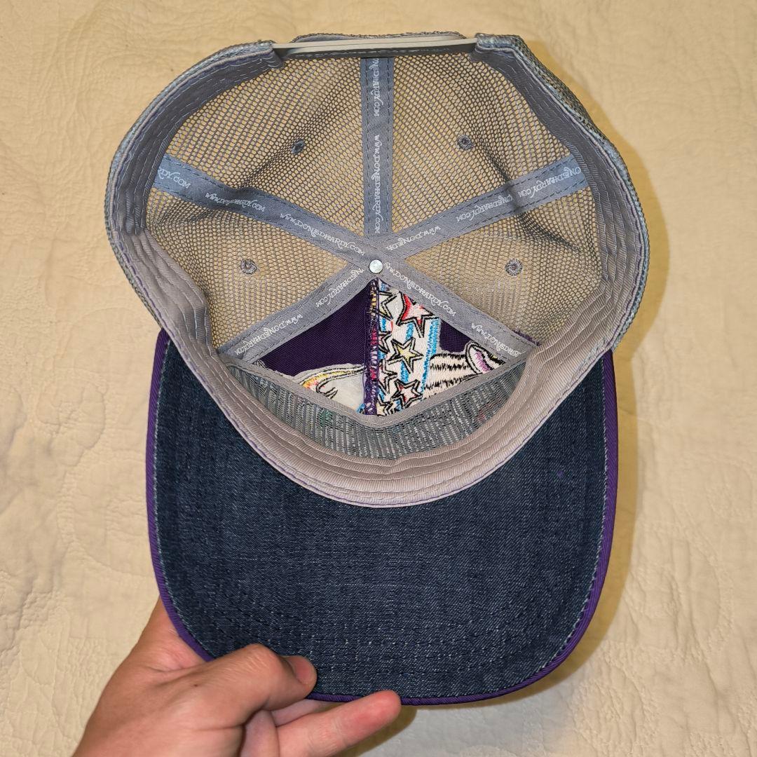 BoA × Ed Hardy コラボ キャップ 完全受注生産 限定品 パープル