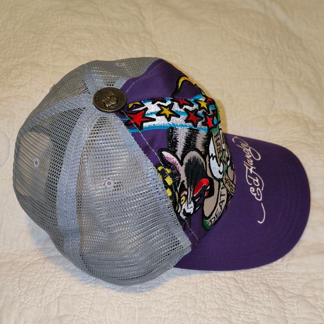 BoA × Ed Hardy コラボ キャップ 完全受注生産 限定品 パープル