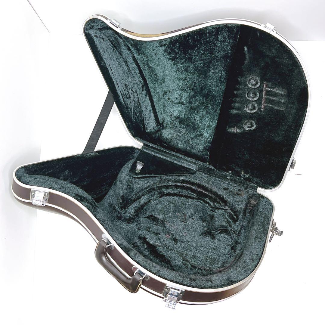 【内装美品】 YAMAHA フレンチホルンケース ブラウン　ハードケース　純正