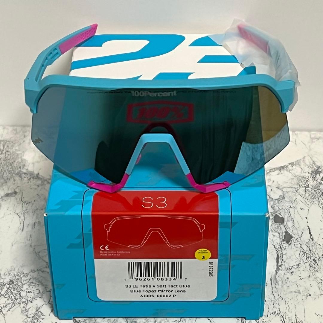 【最新作】 100% ワンハンドレッド サングラス S3 タティスJr 2025