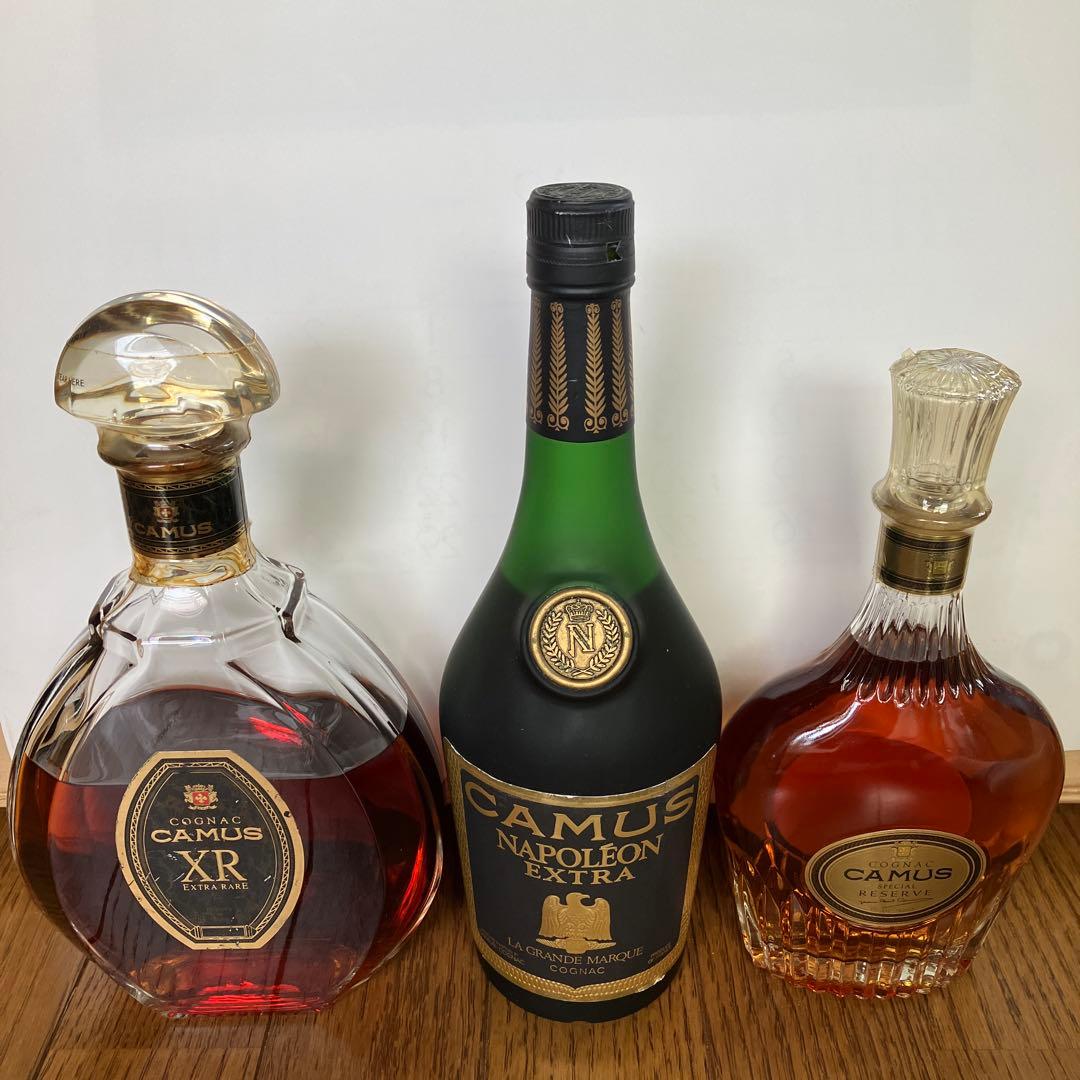 CAMUS カミュ XR，ナポレオン エクストラ，スペシャルリザーブ ３本セット