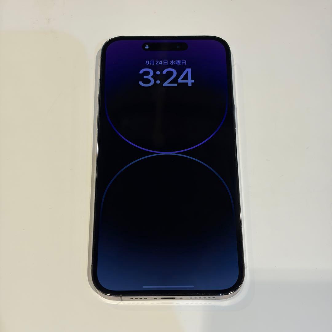 SIMフリー iPhone 14 Pro Max 256GBパープル　背面割れ