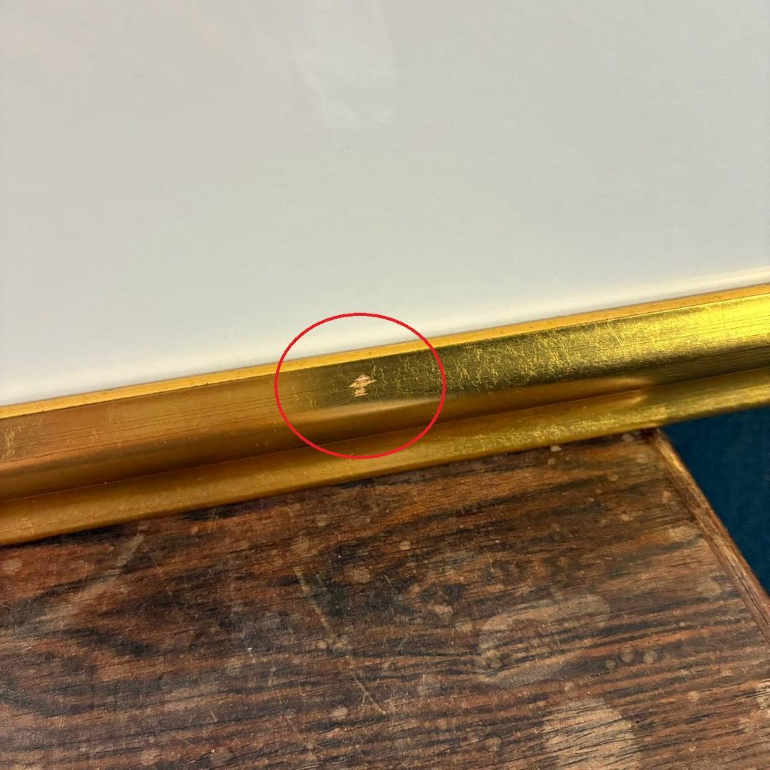 ベルナール・カトラン「青い背景のアネモネ」リトグラフ 直筆サイン入り 1992年