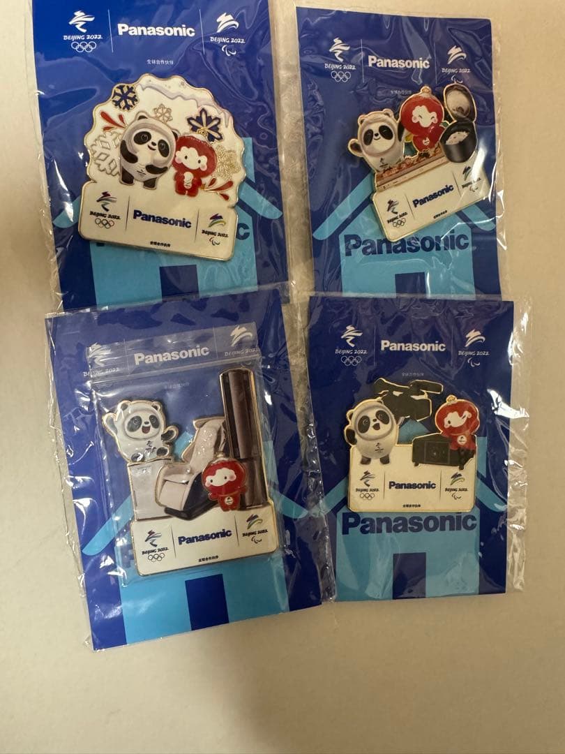 北京オリンピック　パナソニック　スポンサーピン