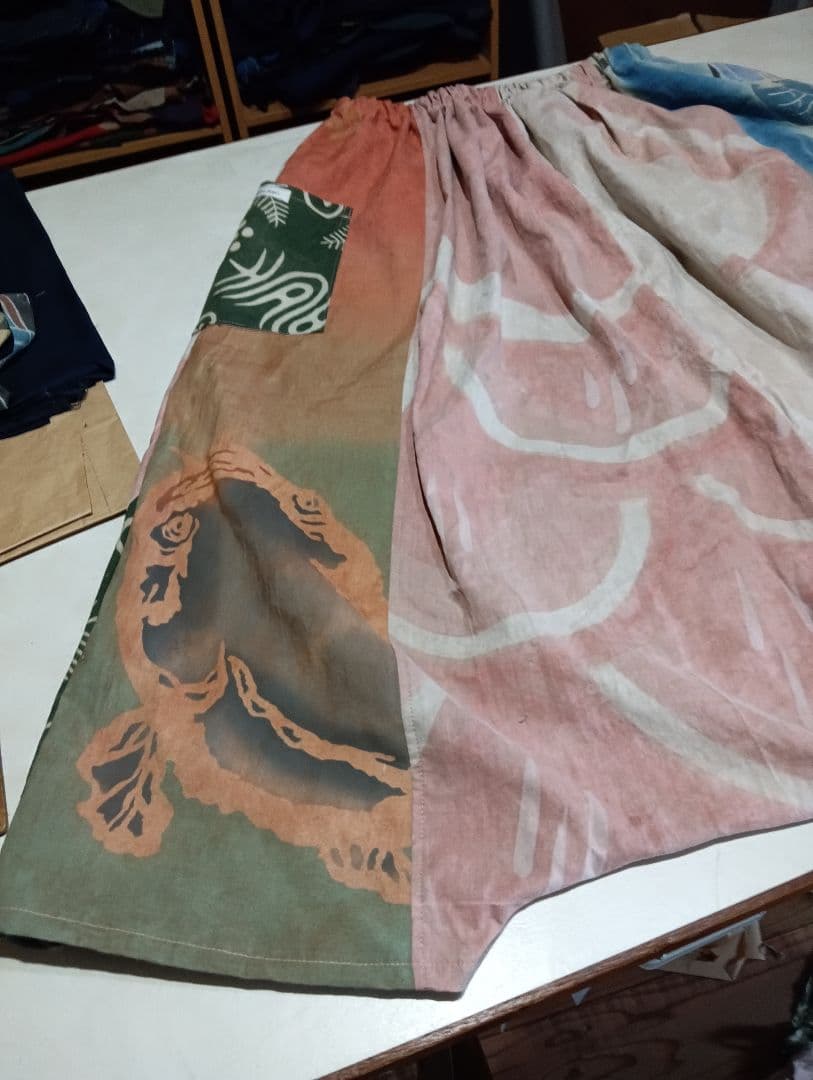 ★専用★鯉のぼりのサルエルパンツ★柿渋染★