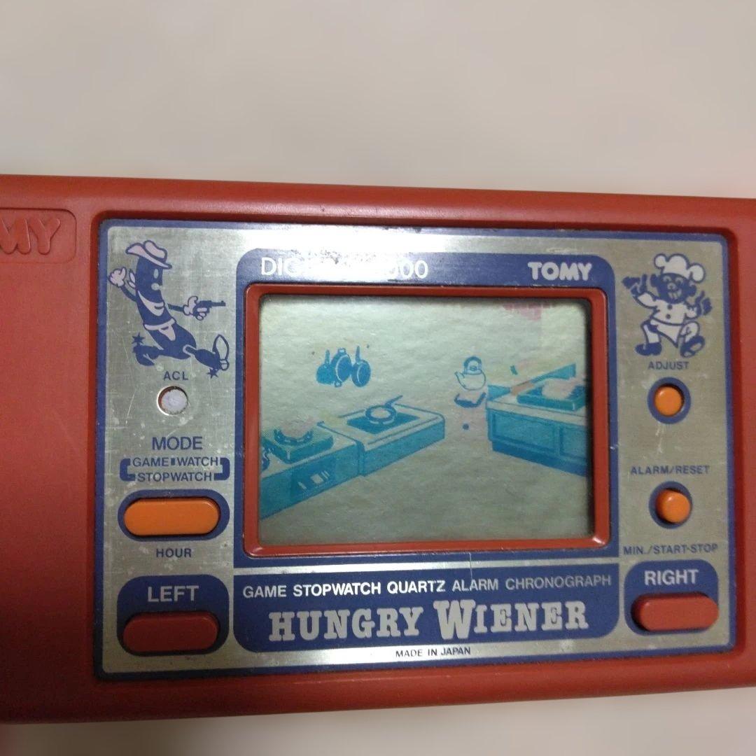 TOMY 　レトロ　ハングリーウィンナー　ゲームウォッチ　希少