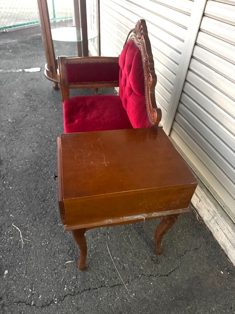 2SAM47猫脚 イタリア テレフォンベンチ ソファ アンティーク