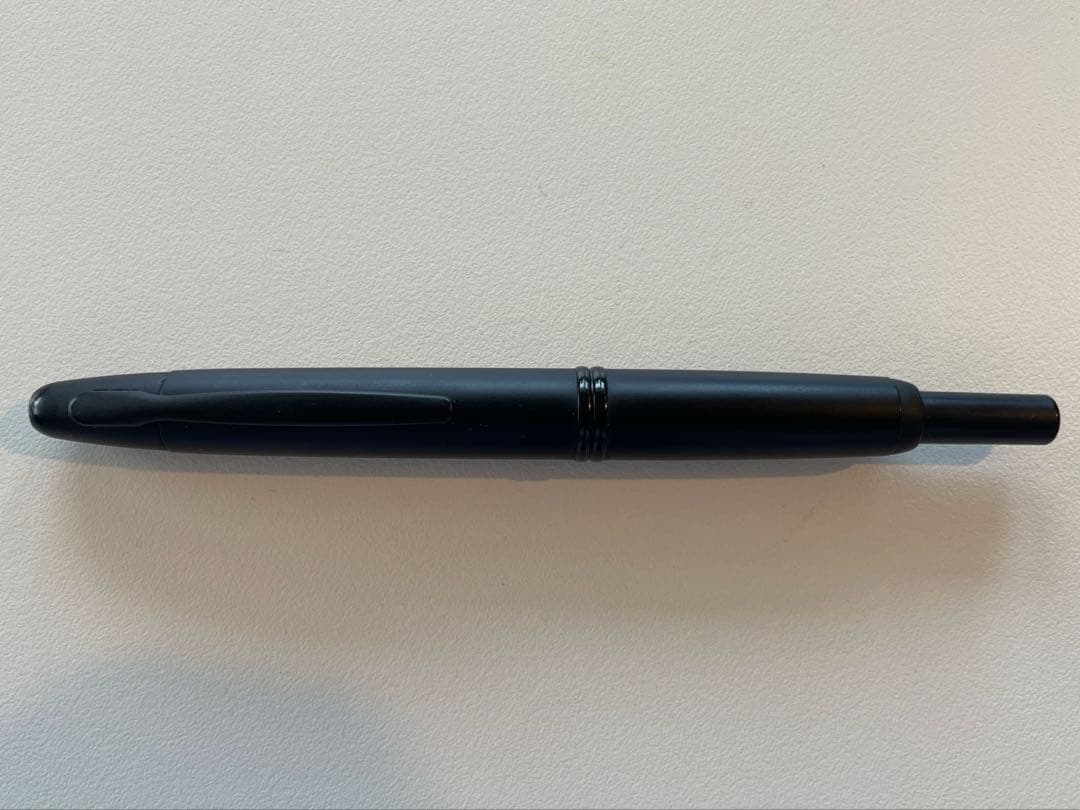 パイロット　キャップレス　マットブラック　F