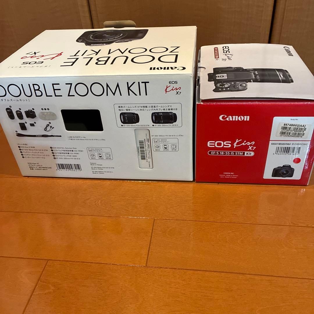 キャノン CanonEOSkissX7ダブルズームキット 美品