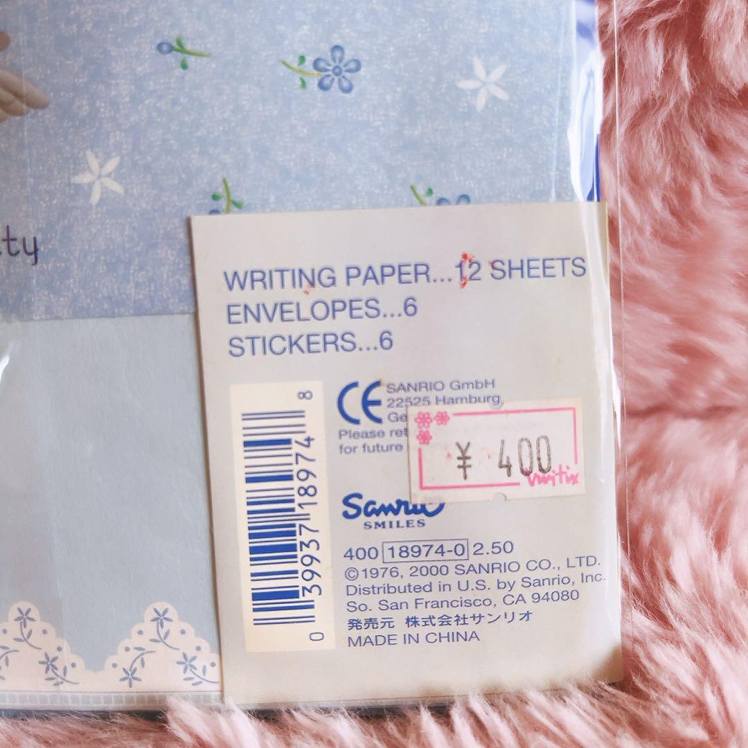 希少レア　ハローキティ　エンジェル　メモ　レターセット　USA サンリオ　レトロ