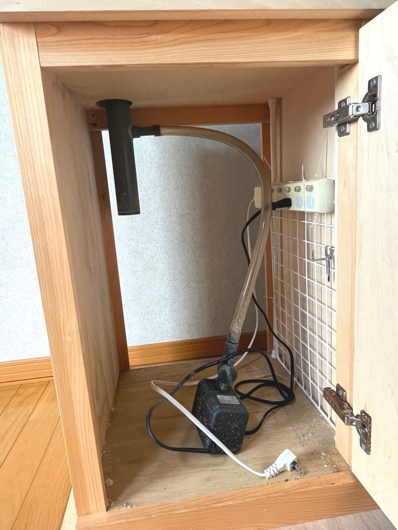 オーバーフローオールガラス水槽&水槽台