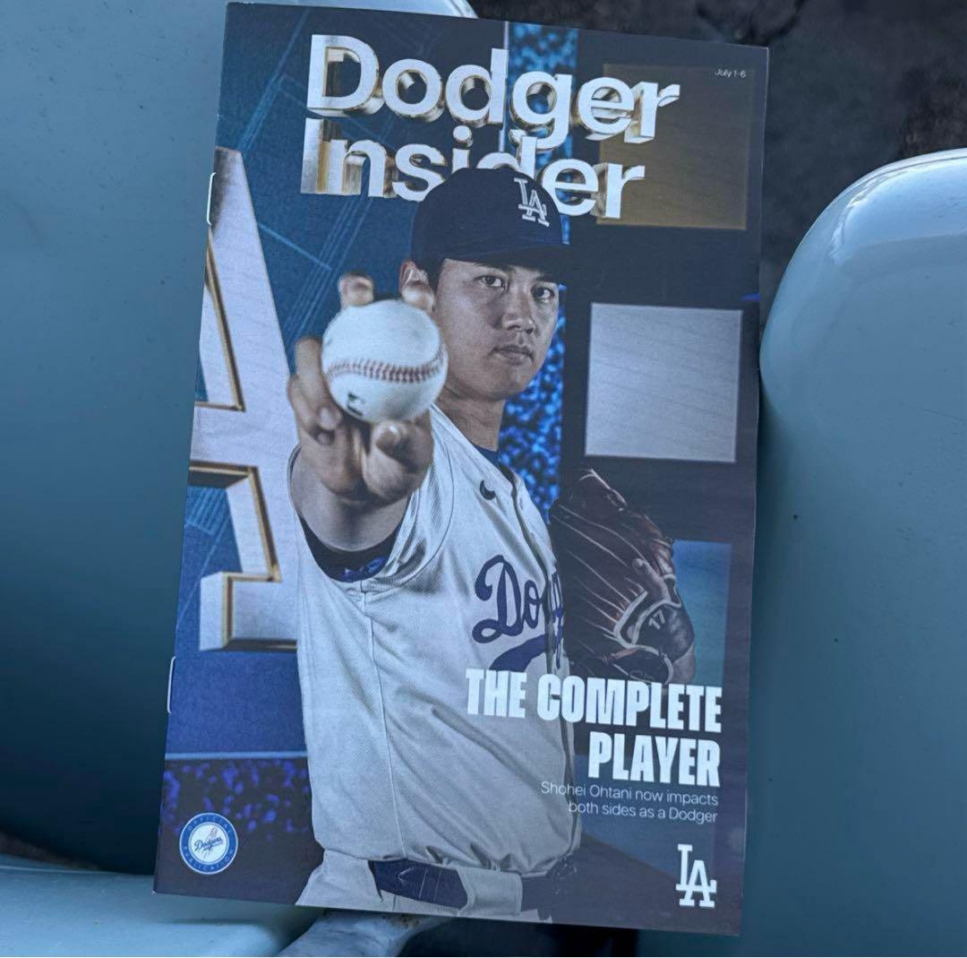 大谷翔平　ボブルヘッド　投手　ドジャース　来場者限定　スタジアム配布　冊子付