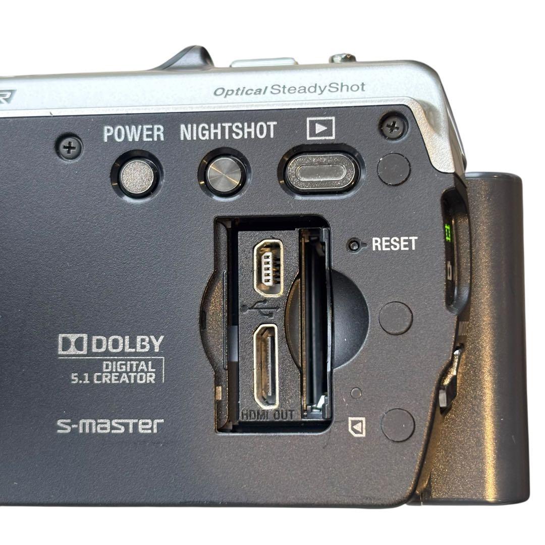 動作確認済 SONY HDR-CX560V ハンディカム ビデオカメラ シルバー