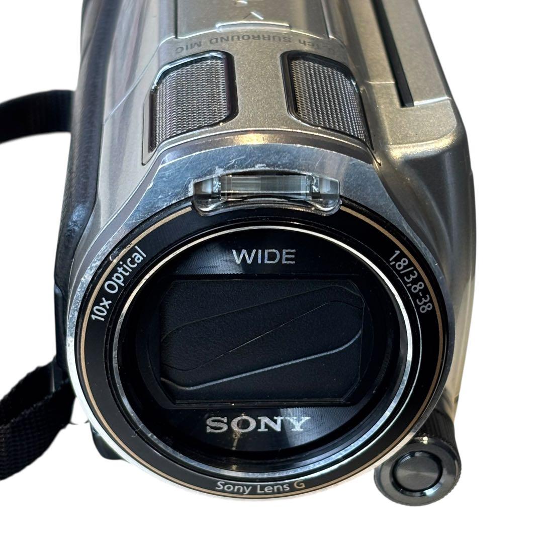 動作確認済 SONY HDR-CX560V ハンディカム ビデオカメラ シルバー