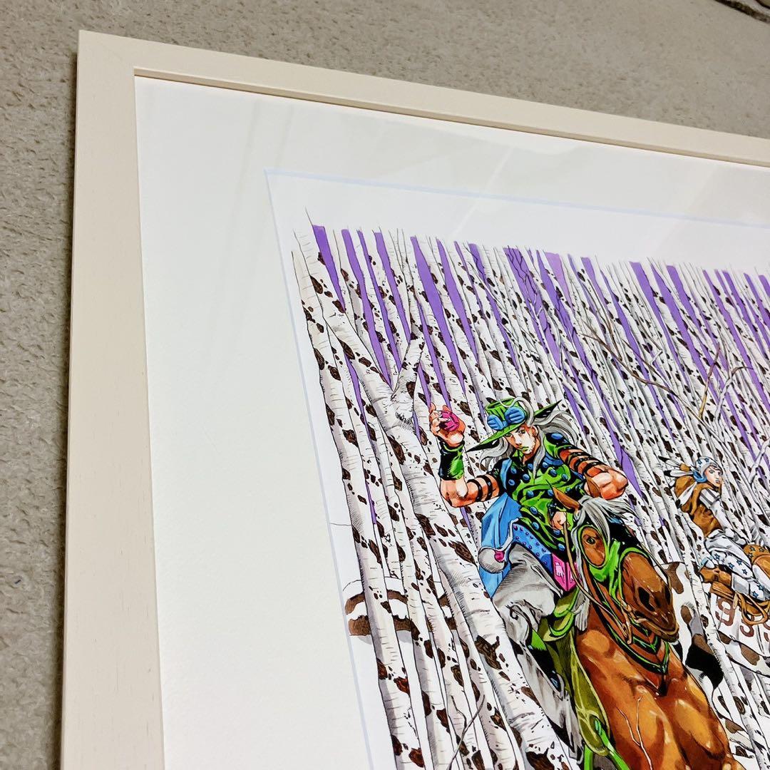 ジョジョ展　複製原画　スティールボールラン　　ジャイロ　ジョニィ