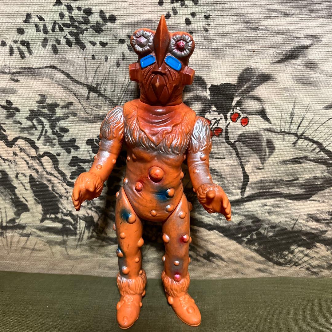 希少 ナックル星人 ソフビ 特撮 ウルトラマンシリーズ 怪獣 ブルマァク 円谷