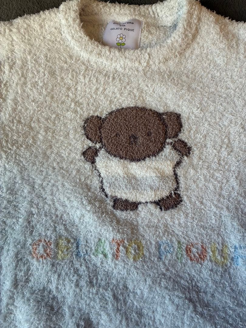 ジェラートピケ パジャマ キッズ　ミッフィー ボリス Sサイズ