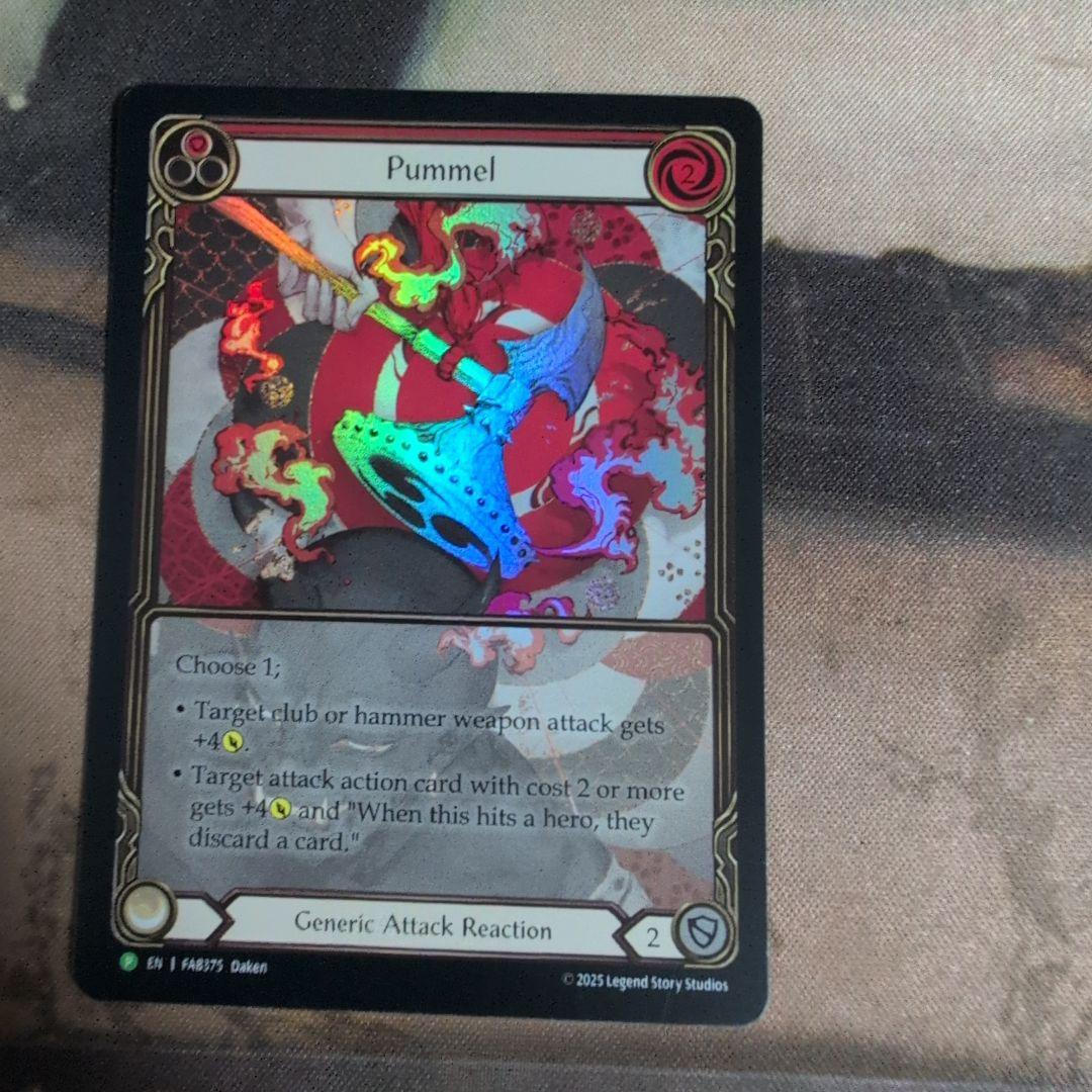 FaB 殴打 / Pummel プロモ　3枚セット