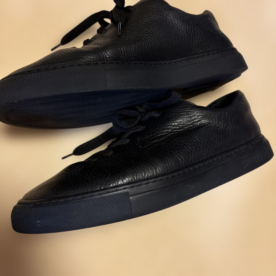 Soloviere 40ブラック レザー スニーカー