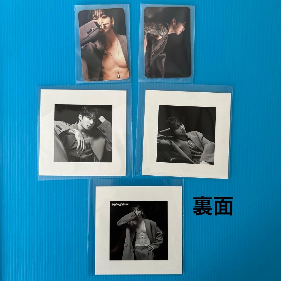 BTS Jungkook ロングステッカー・フィルムブックマーク・ましかくフォト