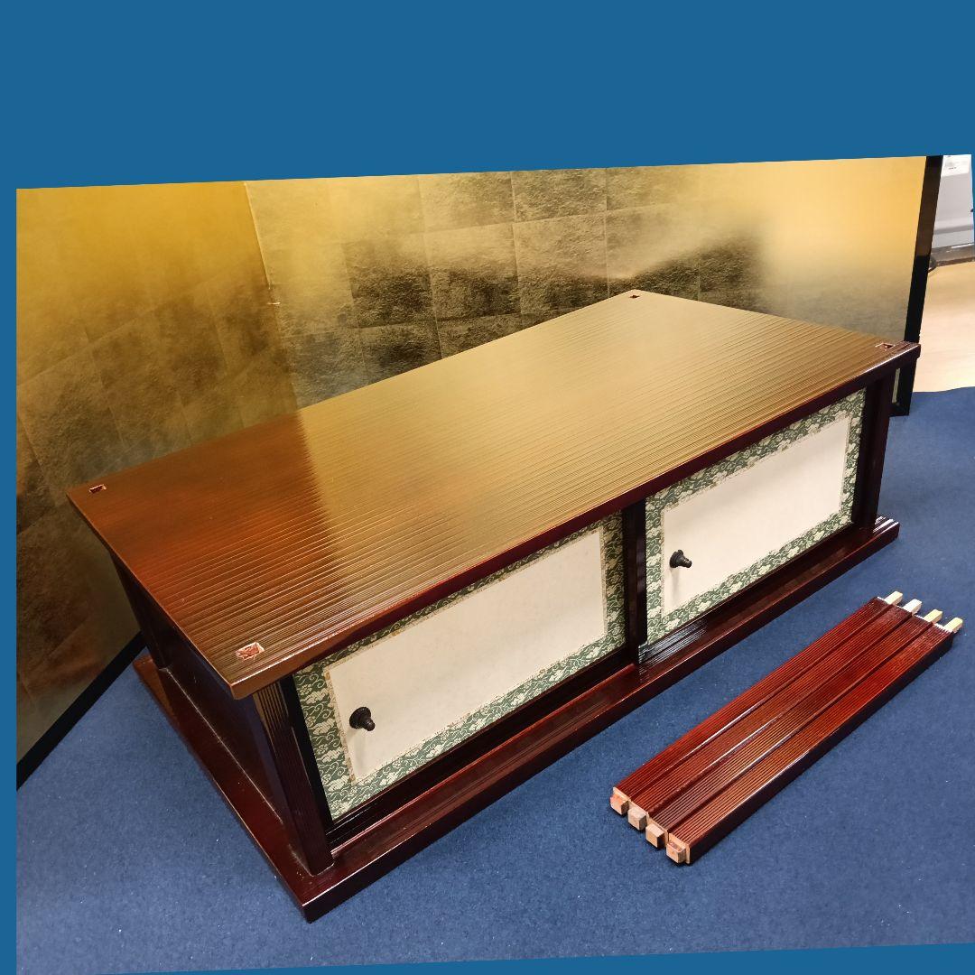 AO38 紹鴎棚 組立式 茶道具棚物 溜塗 紙箱入 じょうおうたな