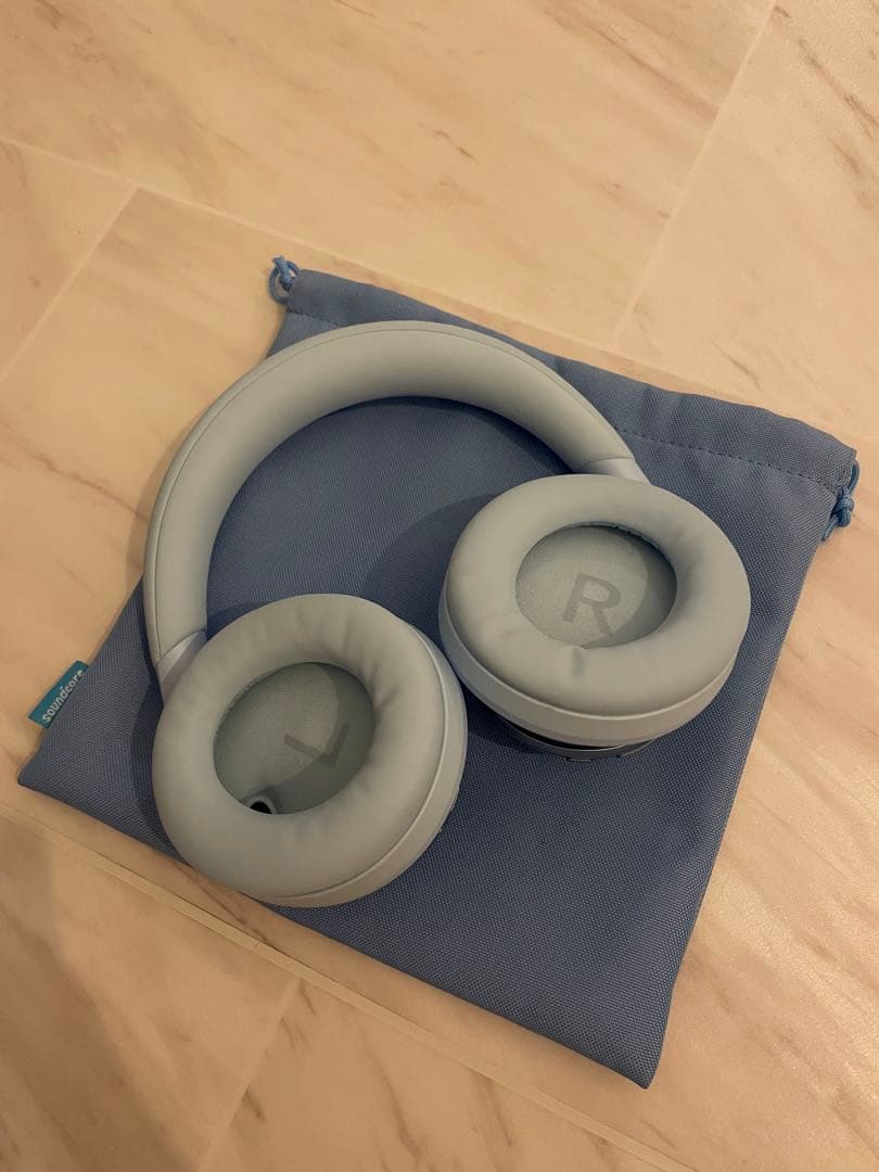 Anker Soundcore Space One ワイヤレスヘッドホン ブルー