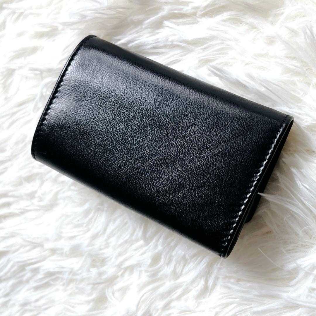 新品■GUCCI グッチ レザー 6連 キーケース レディース メンズ ブラック