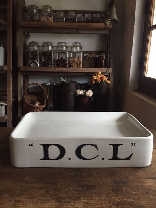 激レア イギリスアンティーク D.C.L  スラブ