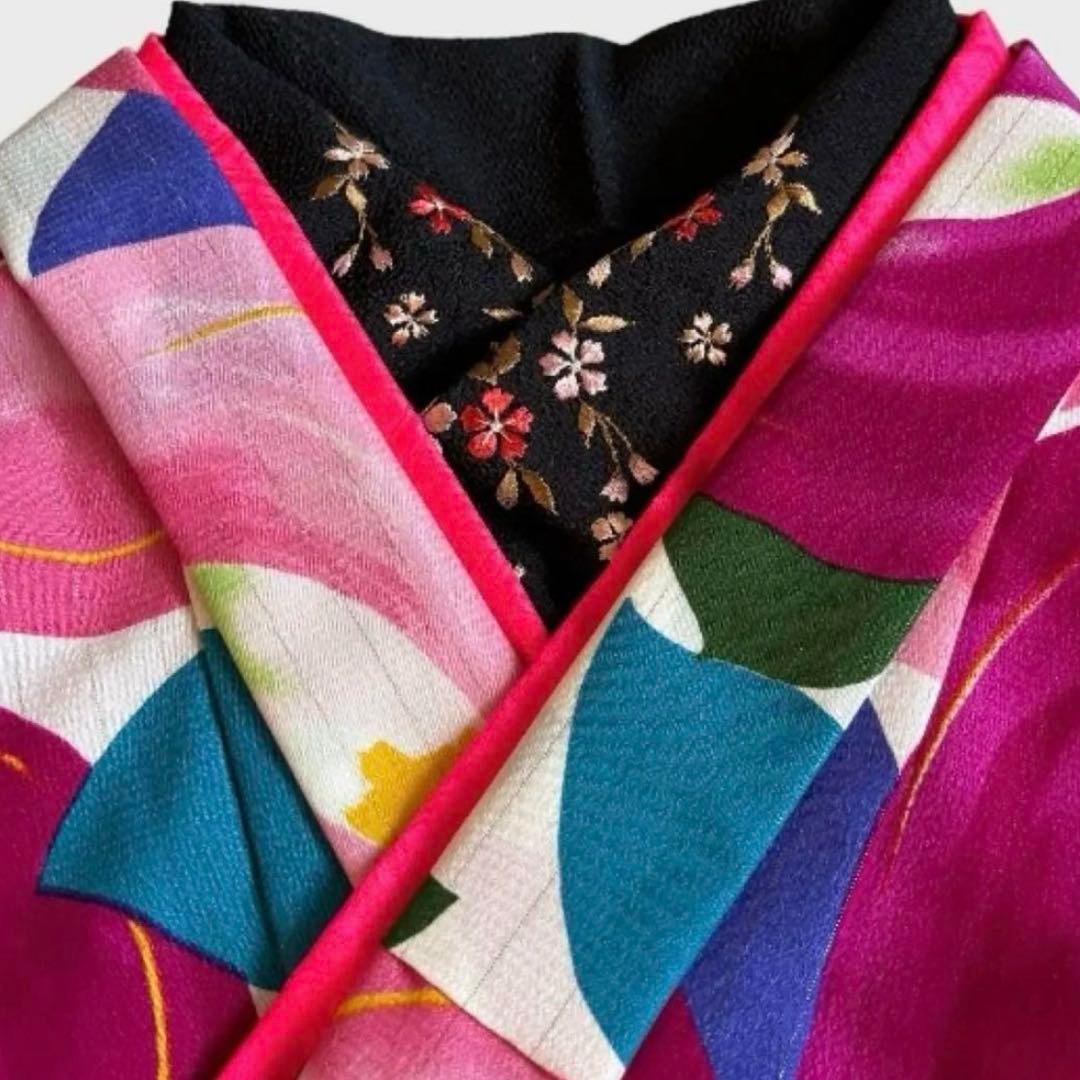 七五三7歳用　洗える着物　単品