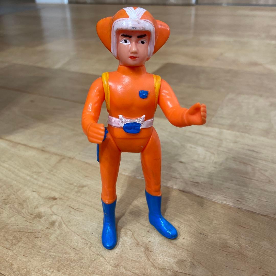 当時物　ブルマァク 製 トリプルファイター SAT隊員 ソフビ フィギュア