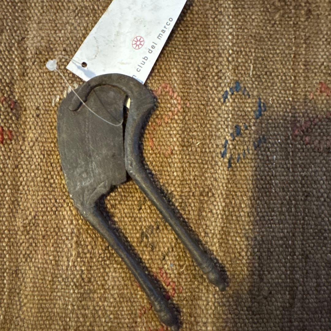 インドアンティーク葉タバコバサミ アイアンE