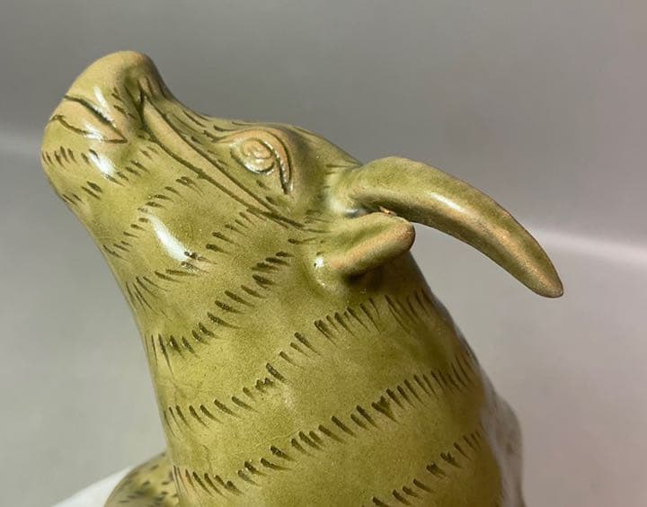 中国 牛置物　f2220606