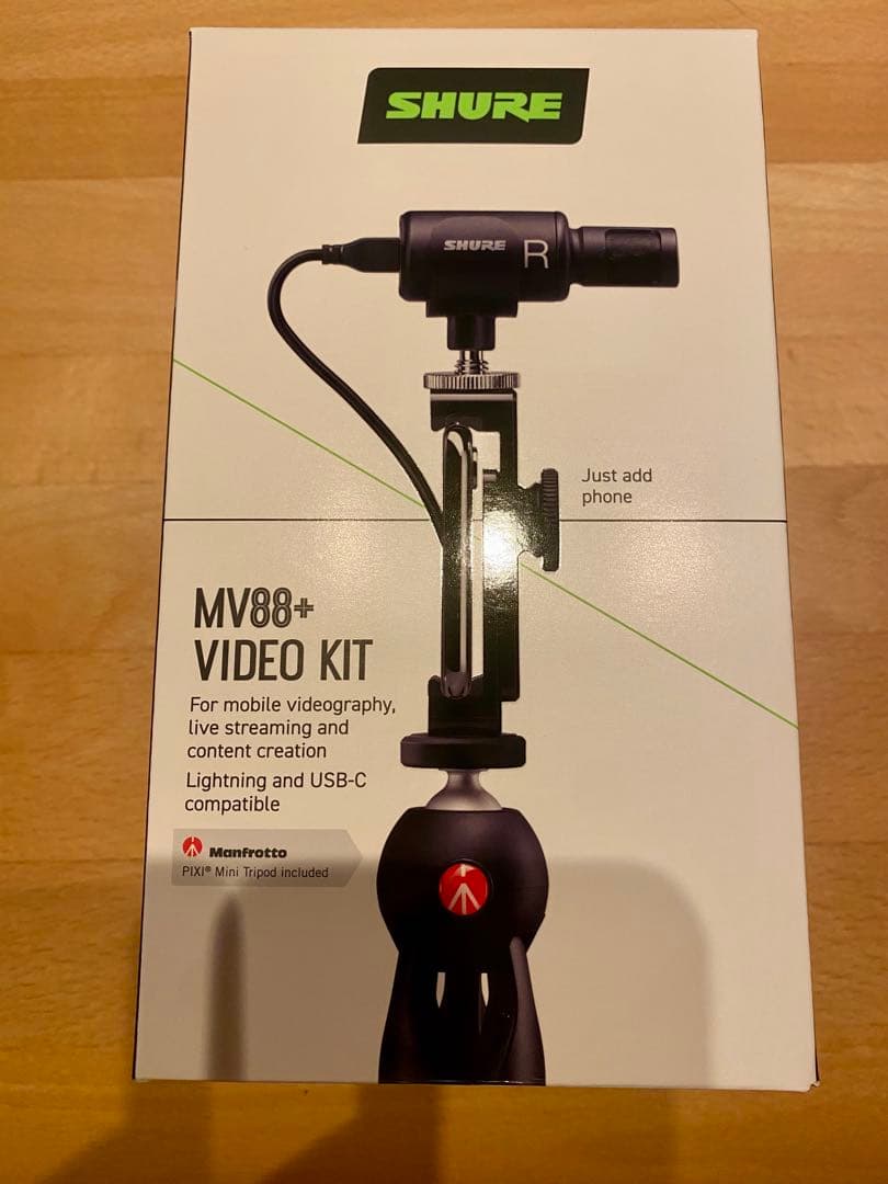 【新品】SHURE（シュア）MV88+ ビデオキット