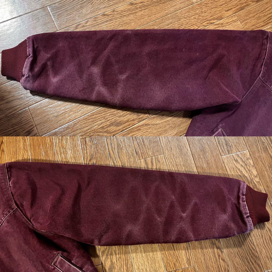 【超希少】1996年 カーハート サンタフェジャケット JQ2246 ワイン M