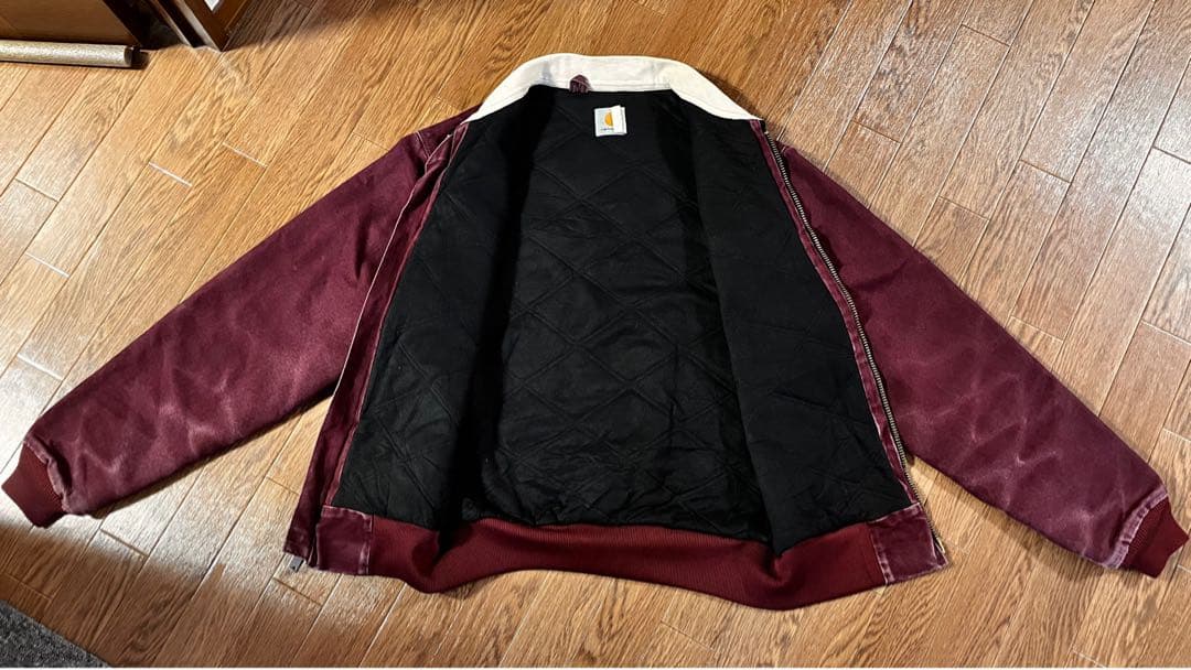 【超希少】1996年 カーハート サンタフェジャケット JQ2246 ワイン M