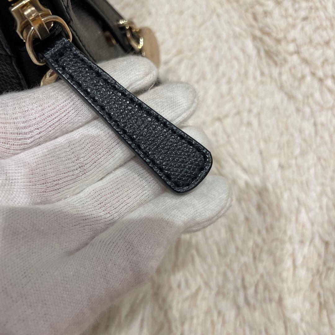 【極美品】 FURLA パイパーS ハンドバッグ 2way ショルダーバッグ 黒