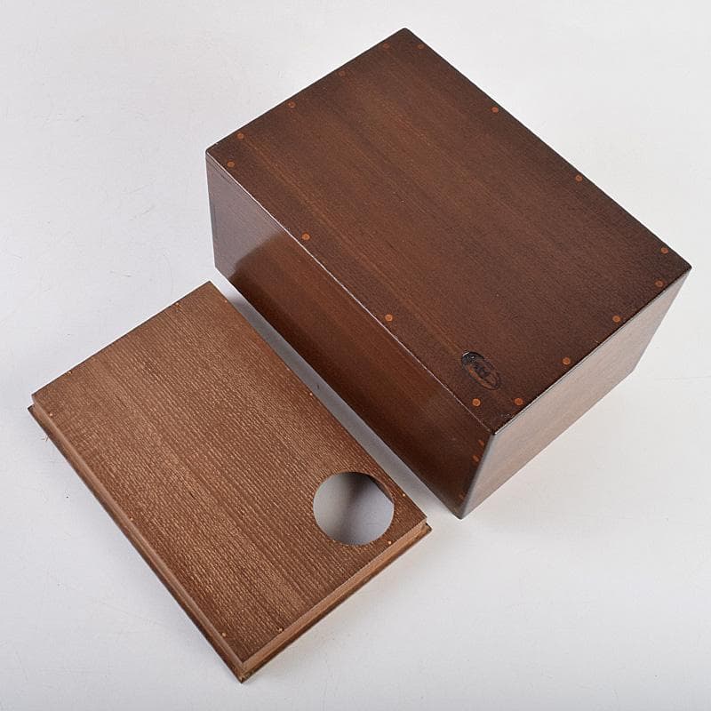 茶道具　桑茶箱　在銘　茶碗　桐蒔絵棗など　九点一式　仕覆付　共箱　MR9311B