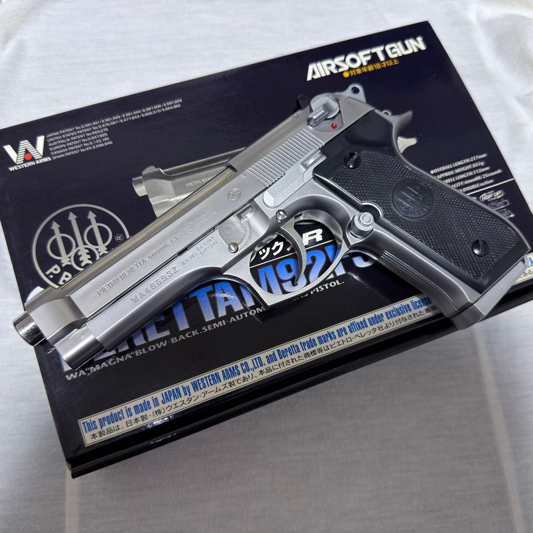 約948g【美品】日本製エアソフトガン WA M92FS R ウエスタンアームズ