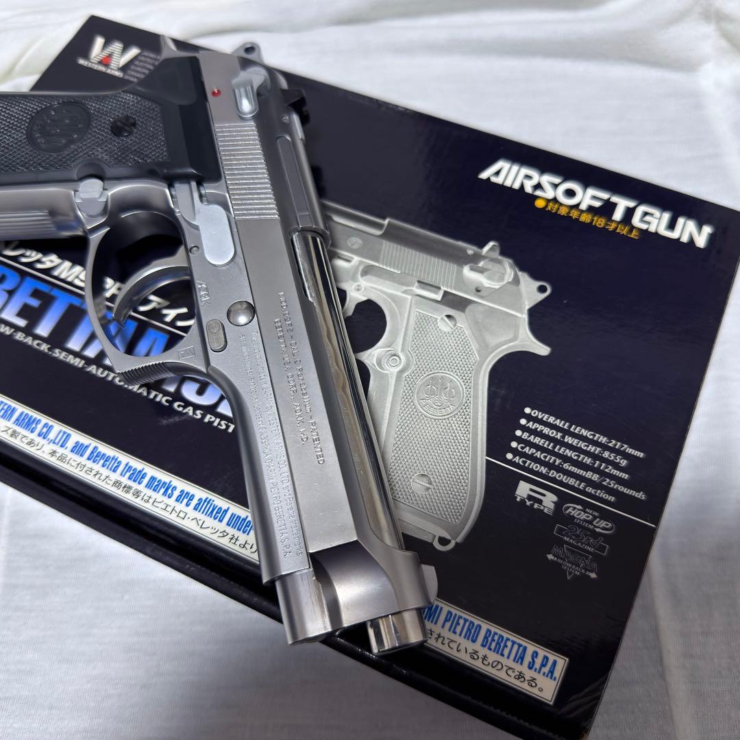 約948g【美品】日本製エアソフトガン WA M92FS R ウエスタンアームズ