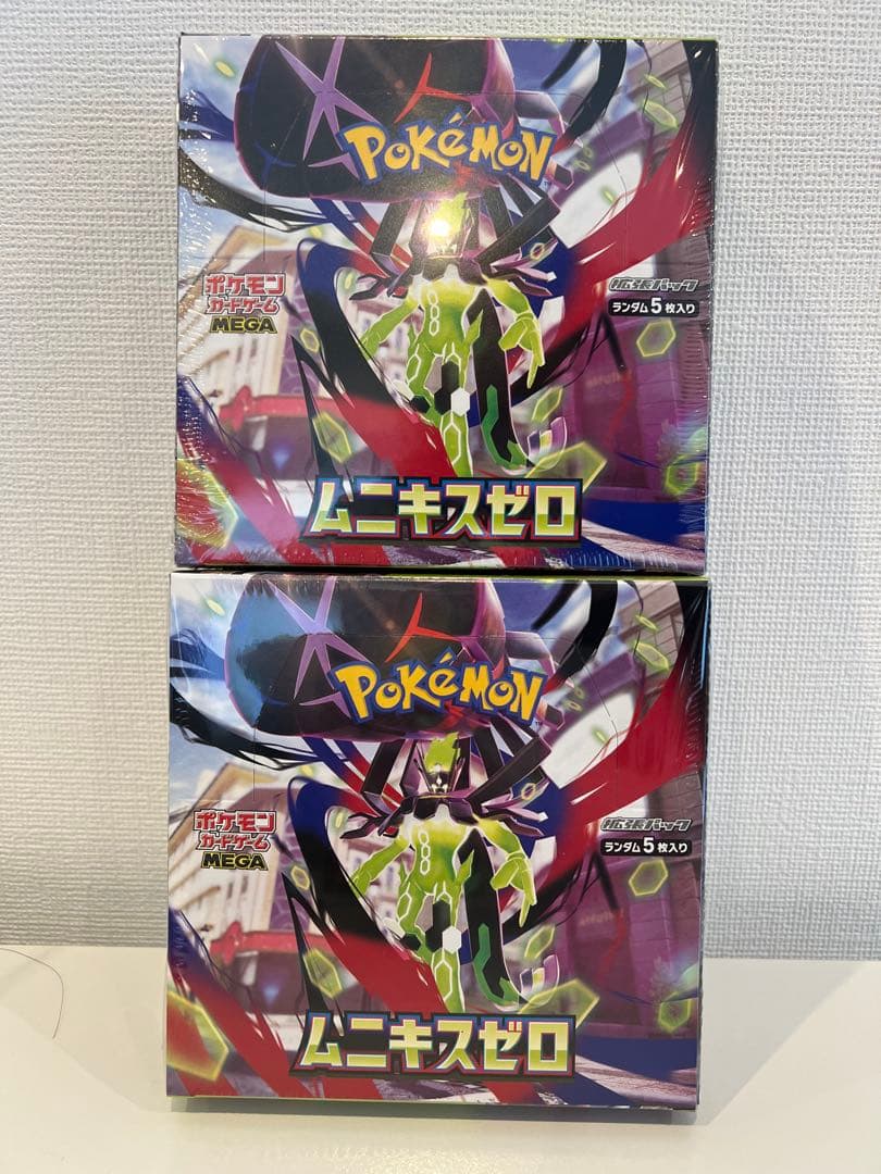ポケモンカードゲーム　ムニキスゼロ2BOX シュリンクあり