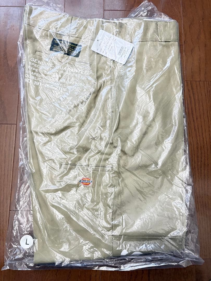 新品SAPEur×Dickies ダブルニーパンツ　ベージュ